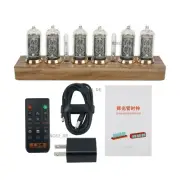 IN8-2 Glow Tube Clock Nixie Clock Bluetooth Clock Electronic Alarm Clock DC5V