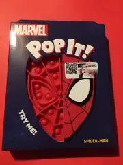 Marvel Spiderman Never Ending Pop It! Bubble Popping Game 2021 Buffalo Games