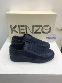 在飛比找Yahoo!奇摩拍賣優惠-KENZO Paris 深藍色 立體 Logo 休閒鞋 板鞋