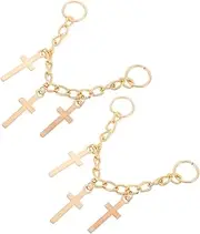[MOKKHNB] 1 Pair Double Head Open Ring Hooks Chain for DIY Sports Shoe Accessories Durable Material for Clothing Bags and Punk Style Decoration Quick Attachment Design