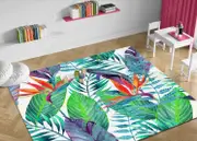 3D Green Leaf Pattern Non-Slip Rug Mat 60