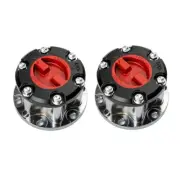 2x Manual Wheel Locking Hubs Set For Toyota 4Runner T100 Hilux Pick up Truck (for: Toyota)