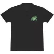 'Smiling Frog' Adult Polo Shirt / T-Shirt (PL046971)