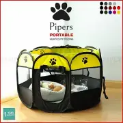 Pipers Pet Portable Playpen Dog Puppy Tent Enclosure Exercise Cat Cage 8 Panels