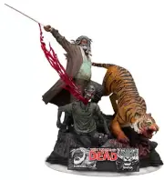 McFarlane The Walking Dead Ezekiel and Shiva Resin Statue 16 of 1000 Damaged Box