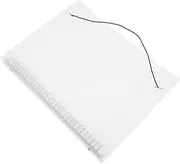 MINAOLULUS Translucent Binder Cover Notepad Shell for Organizing Loose Leaf Pages for Students and Teachers Offices and Classrooms Design
