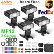 Godox MF12 2.4G Wireless Macro Flash Light Speedlite For Canon Nikon Sony Pentax
