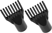 CRILSTYLEO 2Pcs Hair Dryer Comb Nozzle Attachment Durable Hair Dryer Diffuser Replacement for Evenly Styled Volume Compatible with Professional and Home Use