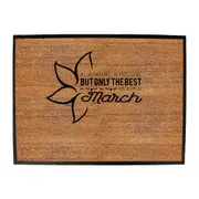 March Birthday All Women Are Created Equal - Funny Novelty Doormat Man Cave Floor mat