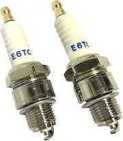Garden Accessories SET OF 2 SPARK PLUGS E6TC FOR YAMAHA for SUZUKI for KAWASAKI for TWO-STROKE GAS MOTORCYCLE High performance