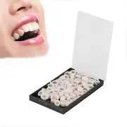 50Pcs/Box Dental Front/Back Teeth Temporary Realistic Oral Care Resin Crown Anterior