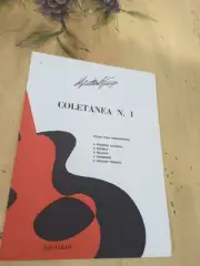 Milton Nunes Coletanea #1 5 Pieces For Classical Guitar Rare Sheet Music