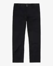 RVCA BOYS WEEKDAY BLACK STRETCH STRAIGHT LEG FIT PANTS WEEK-END FIT SIZE 23