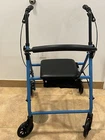 Medline MDS86840EBS Rollator Walker - Blue