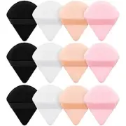 Triangle Velvet Powder Puff Make Up Sponges for Face Eye Contouring Shadow Seal