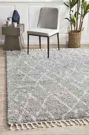 Chrome Silver Rug