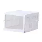 Foldable Shoe Rack Clear Shoe Storage Organizer Box for Entryway Closet