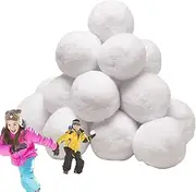 Fake Snow Balls for Kids - 50 Realistic Fake Snow Balls | Interesting Indoor Snow Ball Sturdy and Safe Artificial Snow Balls for Children Boys Girls