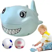 Shark Blow Toy - Shark Animal Toy, Shark Grabber Toy | Inflatable Shark Toy, Funny Shark Toy, Floating Blow Ball Toy, Sea Decor Inflatable Animals, Lightweight Stylish Realistic Accessories for Pool