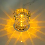 GGP Crystal Led Table Lamp With Starburst Effect, Rechargeable And Portable Design,Type B 90Mm (H) *85Mm (W)