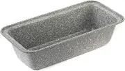 Salter BW02776G Marblestone Loaf Pan - 27cm Bread Baking Pan, Non-Stick, Durable Carbon Steel, Oven Safe Up to 220°C/Gas Mark 7, Malt Loaf, Cakes, Loaves, Banana Bread, Easy Clean, 27 x 14 x 7cm