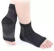 Lg Graduated Compression Sock Ankle Pressure Plantar Fasciitis Pain Relief 1933