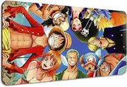 SIASYDF Anime Mouse Pad, Extended Large Gaming Home Office Mousepad, Non-Slip Rubber Base with Stitched Edges Desk Mat for Computer Keyboard and Laptop, 31.5x15.7x0.12inch(YF04)
