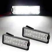 NUROTA License Plate LED Lighting, Number Plate Light Compatible with Golf 5 6 7, Polo 6R 9N, Phaeton, Eos, Passat, Scirocco, Amarok, Beetle, Crafter, Cayenne 6500K