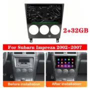 9" Android Stereo Radio GPS Nav Head Unit WIFI 2+32GB For Subaru Impreza 2002-07