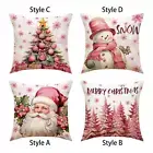 Christmas Throw Pillow Covers Decorative Pillowcase Cushion Case Christmas