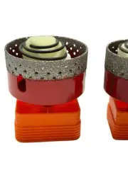 LLDI 26 Count Hole Saw Hex Shank Emery Sand Drill Bit for Tile marble 25-65mm