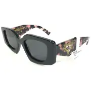 PRADA Sunglasses SPR 15Y 1AB-5S0 Polygon Thick Rim Frames Pink Brown Tortoise