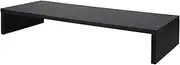 Desktop Computer Shelf Slip Wooden Monitor Riser for Laptop Printer Keyboard Ergonomic Desk Stand Modern Design for Office Use Durable Stable Support