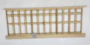 WAINSCOT KIT A w/ 3 Tall Frames, Chair Rail & Baseboard - dollhouse 1/12 scale