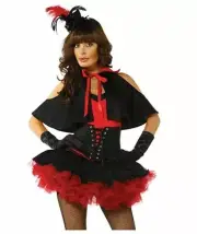 Forplay Women's Vivacious Vampire Adult Sized Costumes, Black, Small/Medium