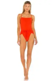 BNWT ZIMMERMANN "Shelley Tie" 1 Piece Swimsuit - Straps/Strapless Size 10 - $285