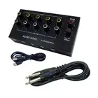 5-Channel Audio Mixer Portable Microphone Extender Mixing Console with8012