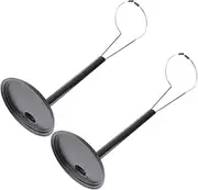 ERINGOGO 2pcs Portable Doll Display Rack Support Stand for Dolls Black Toy Holder for Home and Store Use Lightweight Design for and Space Saving