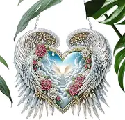 Outdoor Sun Catcher for Outdoor Window - Heart Shaped Hot Air Balloon Light Catchers | 2D Acrylic Wall Decoration for Christmas and Birthday