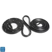75-79 Chevrolet Nova Front Door Weatherstrip Seals Molded 4 Door Sedan LM20P New