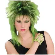 80's Neon Studded Finger Guard Retro Halloween Costume Party Accessory 2 COLORS