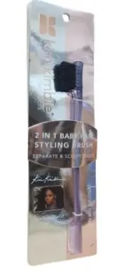 Kim Kimble 2-in-1 Baby Hair Styling Brush – Edge Sculpting & Separating Tool
