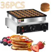 Commercial Electric Waffle Maker 36Pcs Dutch Pancake Maker Dorayaki Donut Machin
