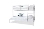 Antonia Natural Pine Triple Bunk - White