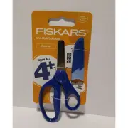 Fiskars Blunt Tip 5" Scissors for Kids 4-7, School Supplies, Blue