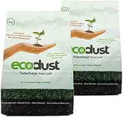 EcoDust, Turbocharges Your Soil Naturally, Boosts The Health of New and Existing Plants, Trees, Vegetables, Fruit Trees & Lawns with Paramagnetic Volcanic Rock Mineral Dust, 2 x 2kg Bags