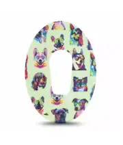 ExpressionMed Dexcom G6 Party Dog Patch 4 Pack