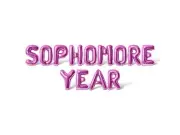 SOPHOMORE YEAR Letter Balloon Banner - Sophomore Year Party Supply Decorations