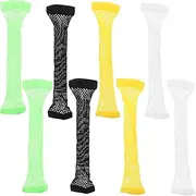 [LIGIGWASH] Fishnet Mesh Gloves for Women Breathable Fingerless Elbow Sleeves Stylish Accessories for Parties Cosplay and Nightclubs