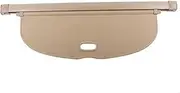 Trunk Cargo Cover Compatible With Jeep Cherokee 2014-2018 Security Shield Rear Luggage Curtain Retractable Partition Privacy Accessorie(Beige)